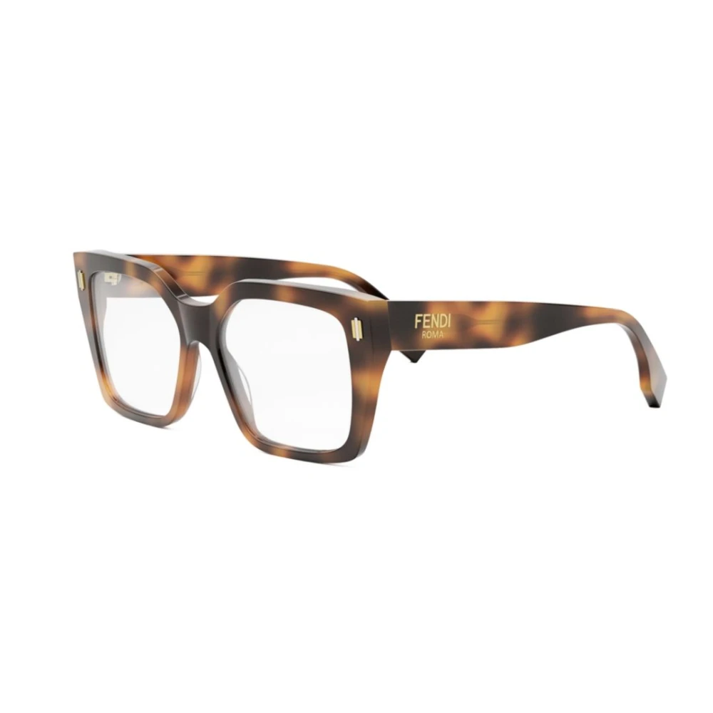 Fendi Bruin Havana Optisch Montuur Stijlvol en veelzijdig Brown Dames