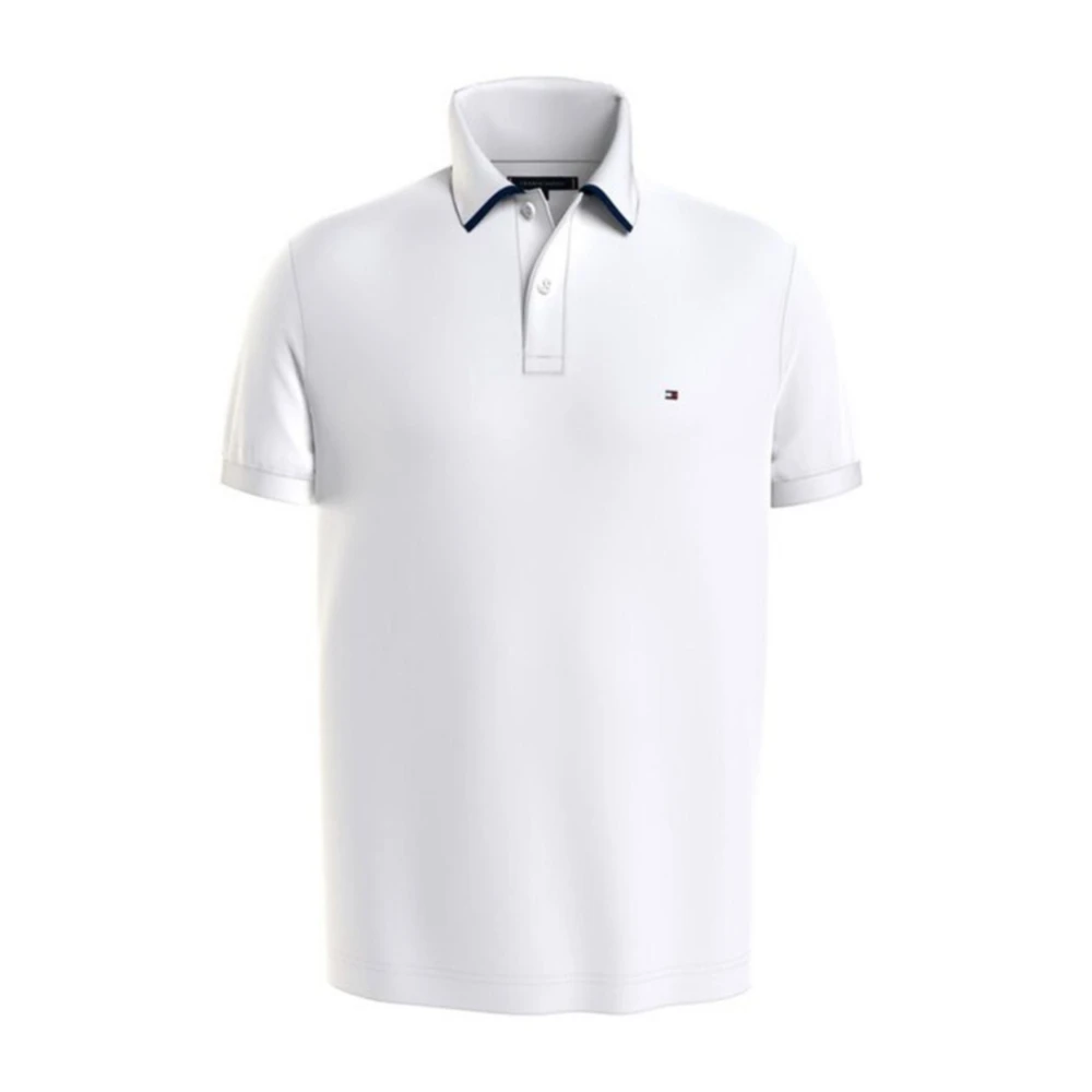 Tommy Hilfiger Herr Polo med Krage Detalj White, Herr