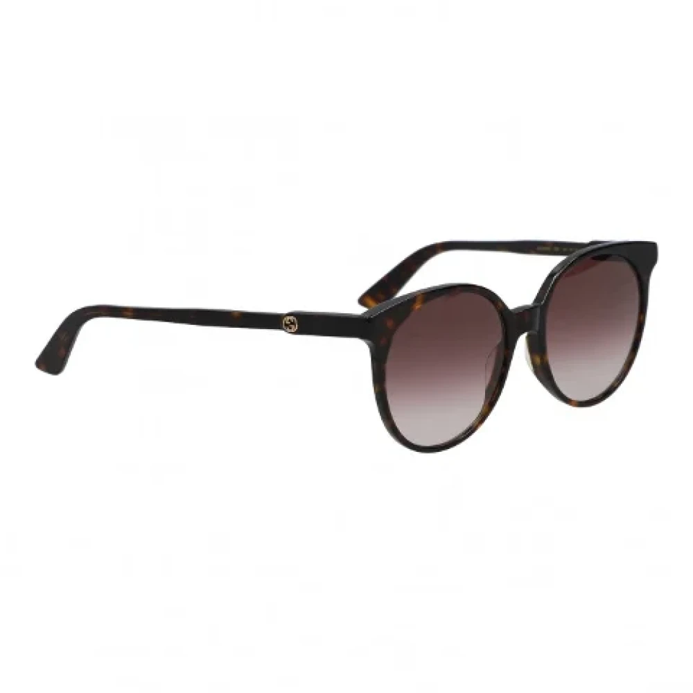 Gucci Vintage Pre-owned Fabric sunglasses Brown Dames