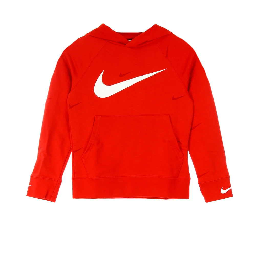 Nike Jongens Lichtgewicht Hoodie Fleece Pullover Red Heren