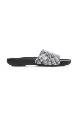 Slip-On Sandaler med Rutmönster