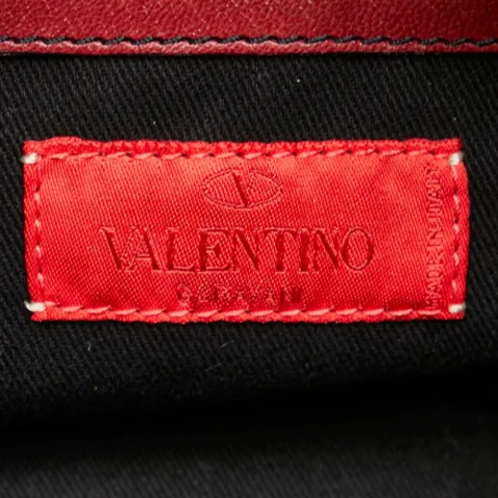 Valentino Vintage Pre-owned Leather handbags Red Dames