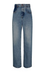 lichtblauwe-wijde-pijp-katoenen-jeans