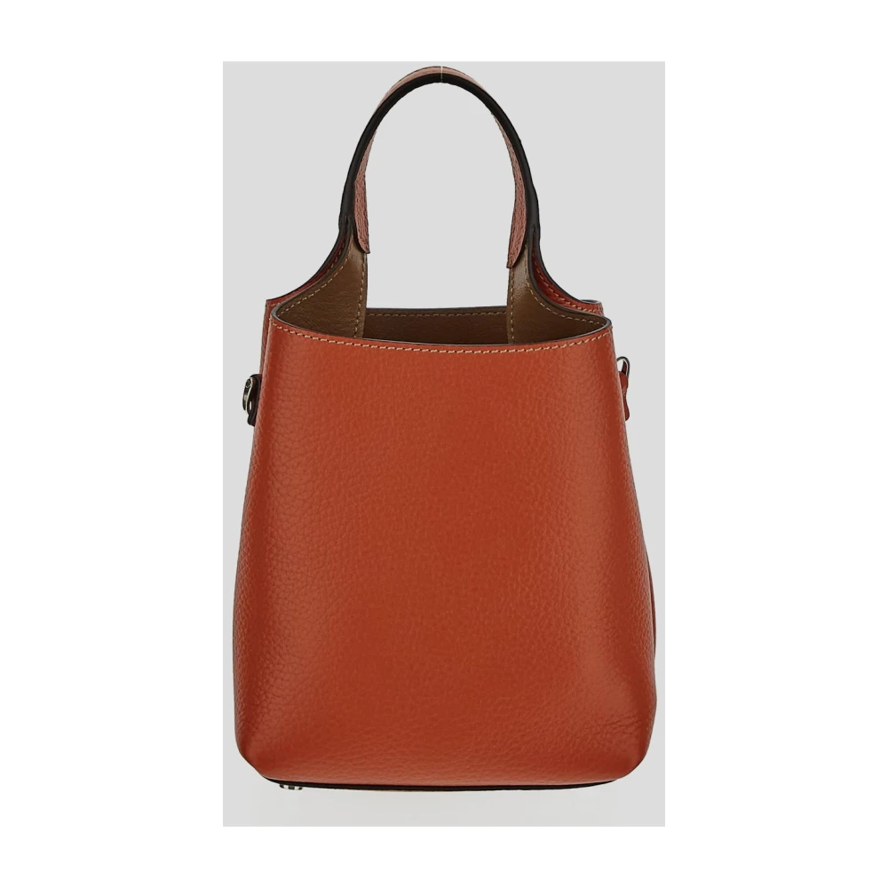 TOD'S Leren Micro Tas Brown Dames