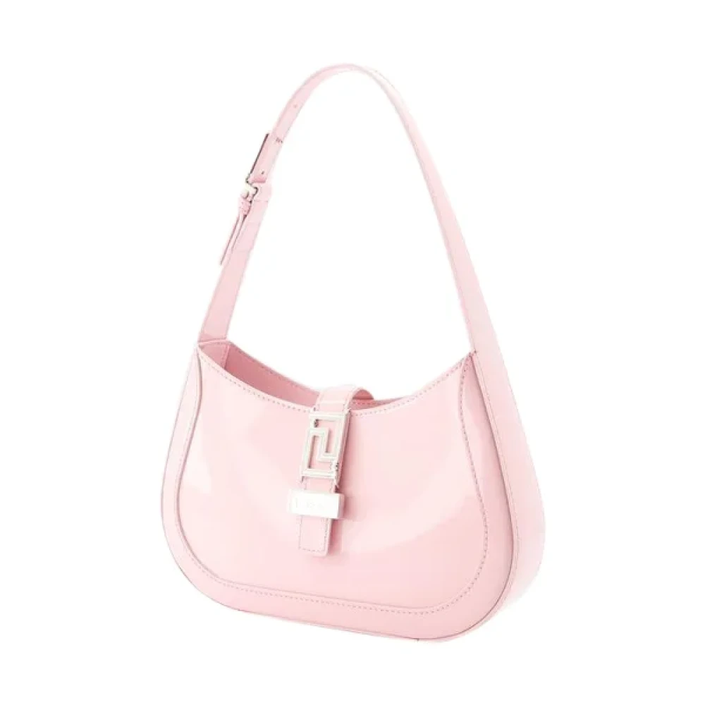 Versace Pre-owned Leather shoulder-bags Pink Dames