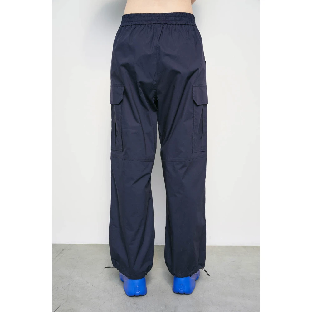 MeiMeiJ Cargo broek met wijde pasvorm Blue Dames