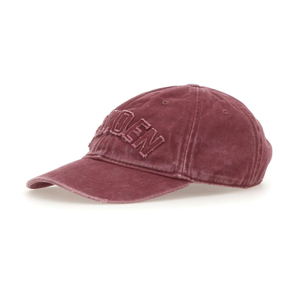 Golden Goose Red Hats & Caps, Female, One Size, Deconstructed Baseball Cap
