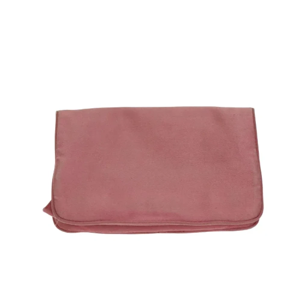 Prada Vintage Pre-owned Satin prada-bags Pink Dames