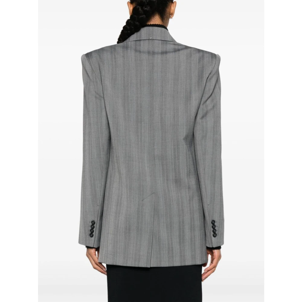 SPORTMAX Elegant Merlot Rood Jurk Gray Dames