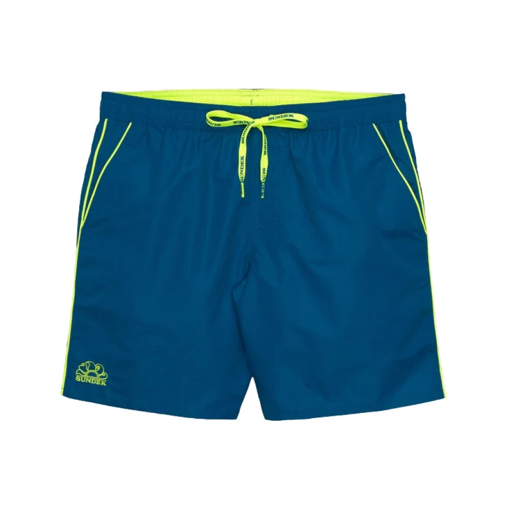 Sundek Uomo Blu - Pervis Boxer Mare Con Taschino Sul Retro - Swimwear - 2XL
