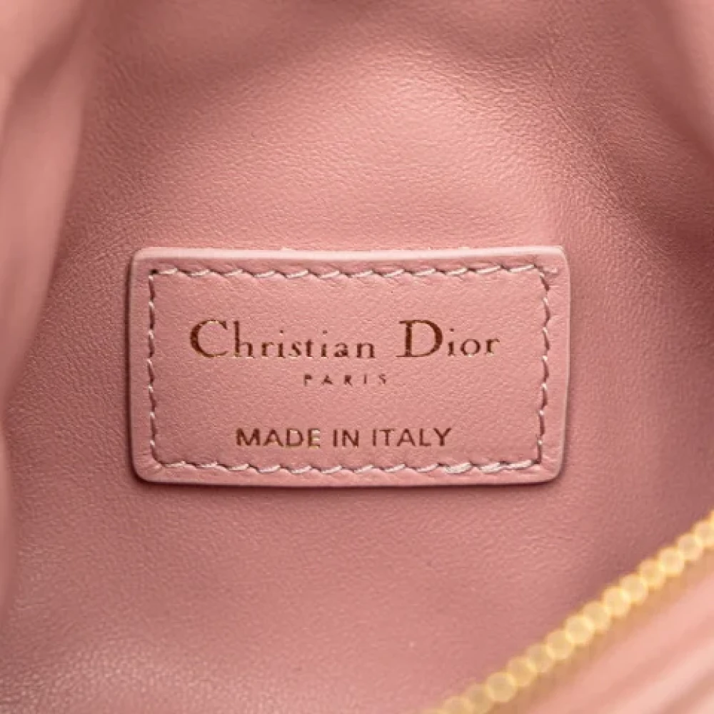 Dior Vintage Pre-owned Leather clutches Pink Dames