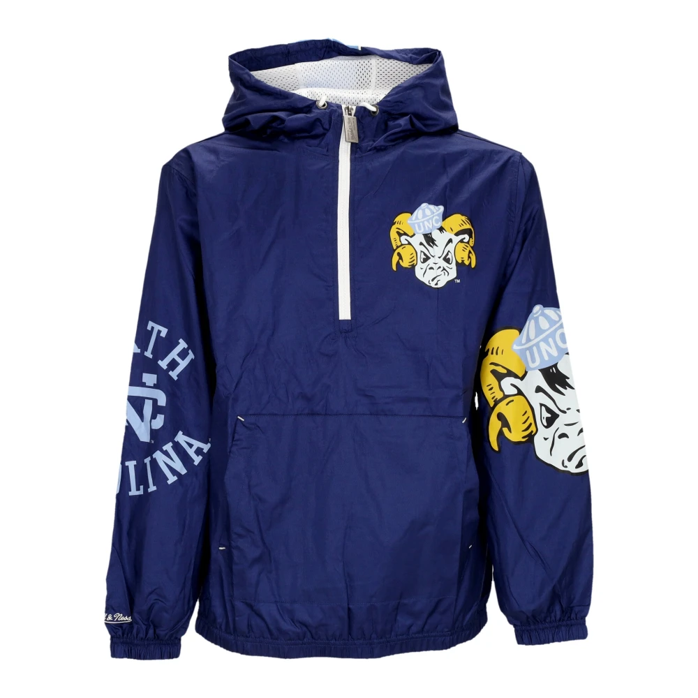 Mitchell & Ness North Carolina Tar Heels Windbreaker Blue Heren