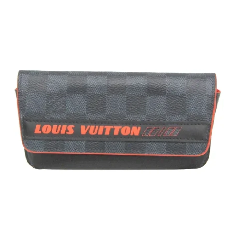 Louis Vuitton Vintage Pre-owned Canvas wallets Blue Dames