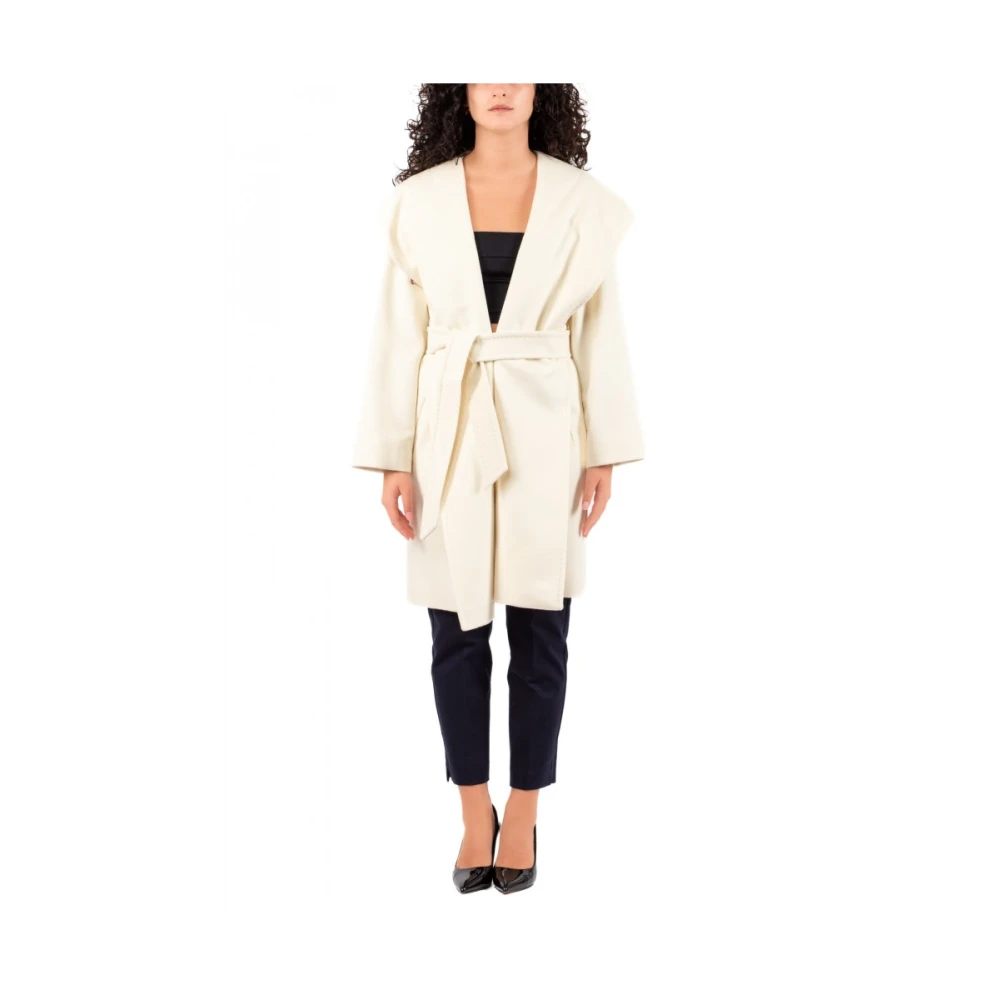 Max Mara Studio Elegant Ullrock White, Dam