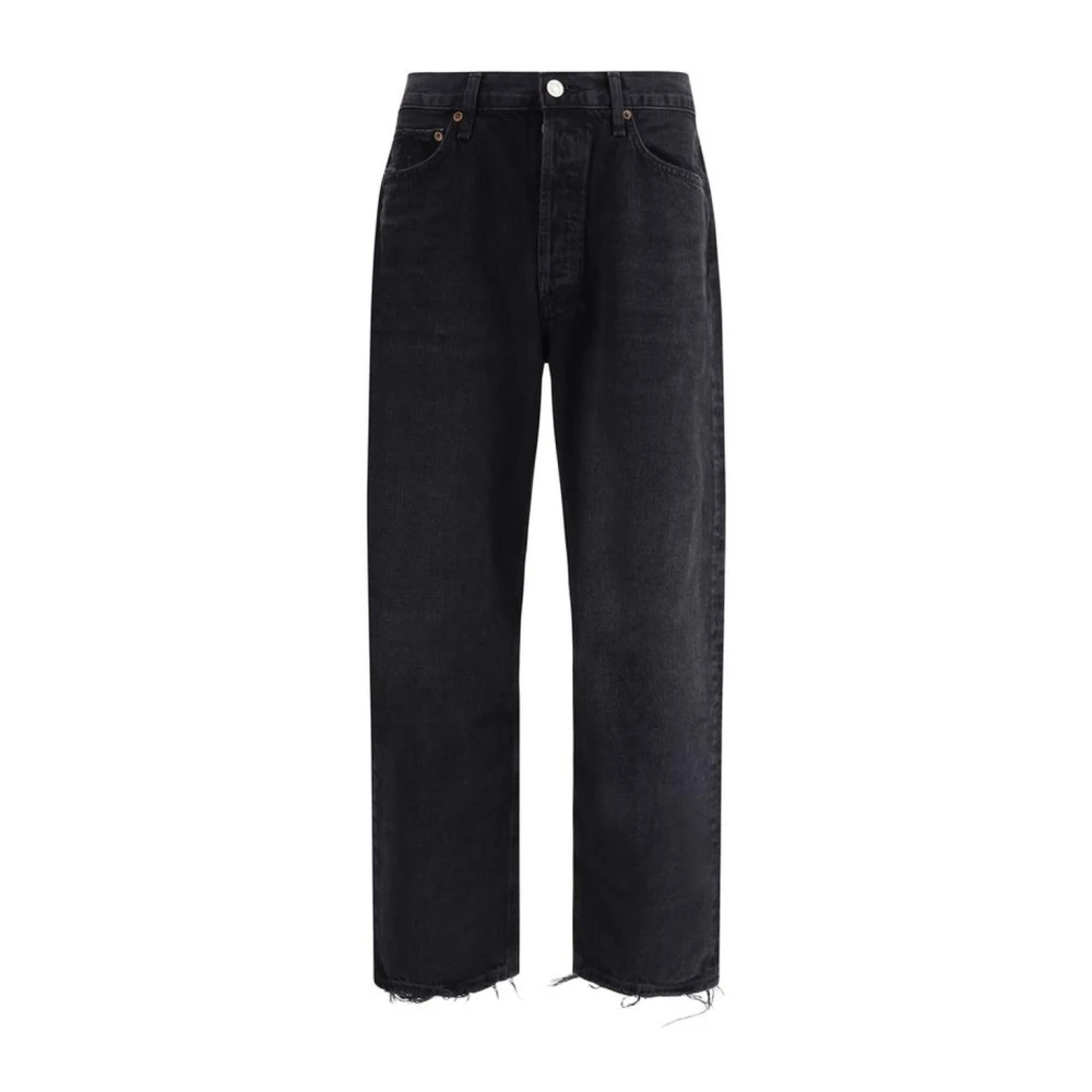 Agolde Loose Fit Katoenen Jeans Black Heren