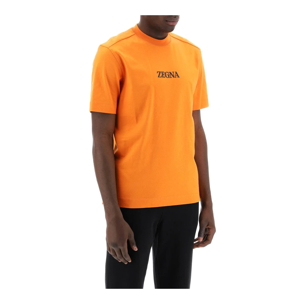 Ermenegildo Zegna T-Shirts Orange Heren