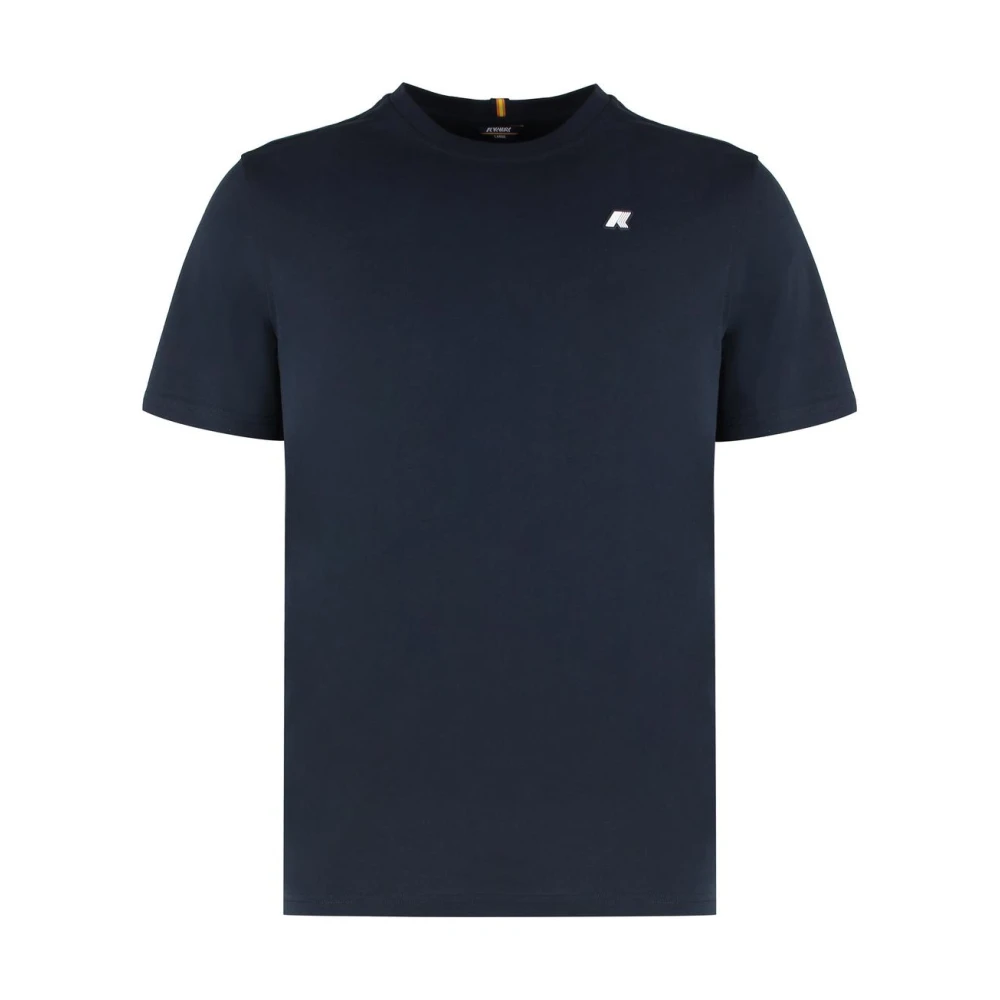 K-Way Herren Blau Odom Letitrain T-Shirt