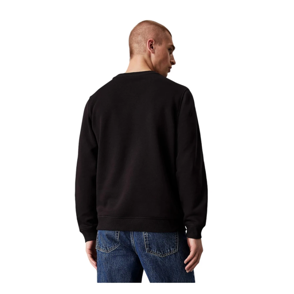 Calvin Klein Jeans Crew Neck Sweatshirt Black Heren
