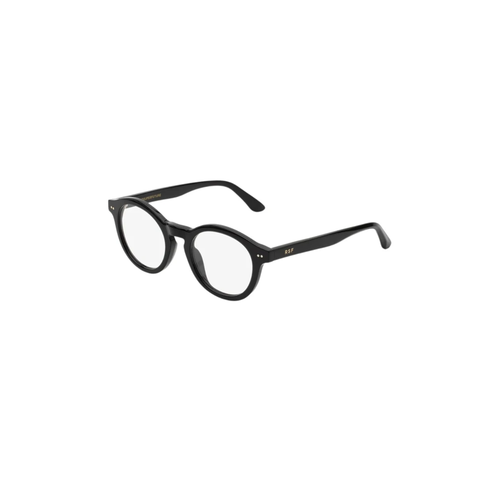 Retrosuperfuture Unisex Black Glasses, 48 Mm, Vintage Eyeglasses Color