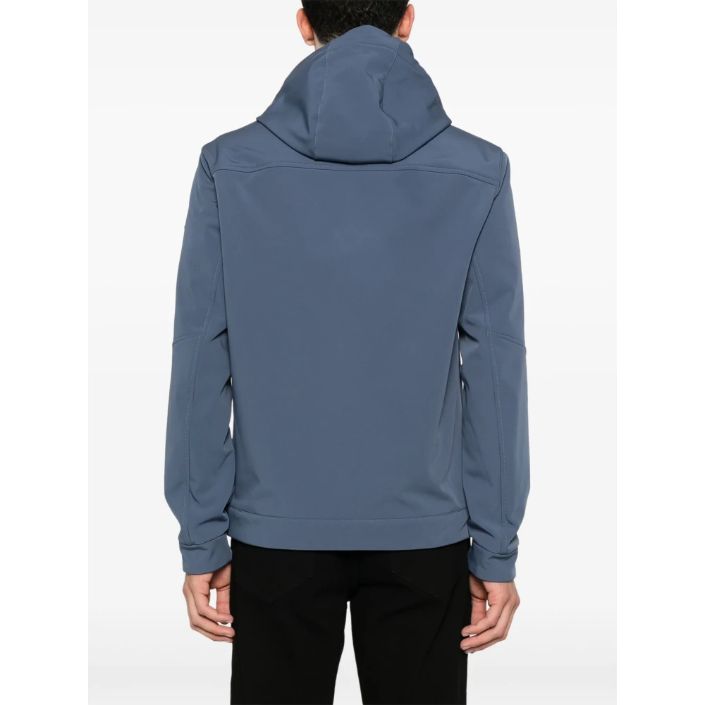 PAUL & SHARK Hoodie met rits en zakken Blue Heren