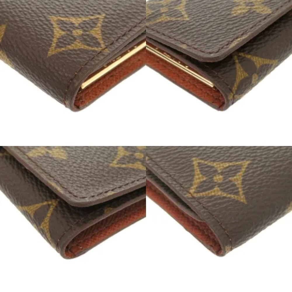 Louis Vuitton Vintage Pre-owned Fabric key-holders Brown Dames