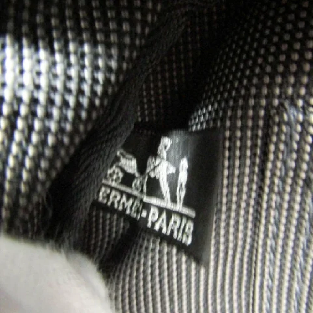 Hermès Vintage Pre-owned Fabric handbags Gray Dames