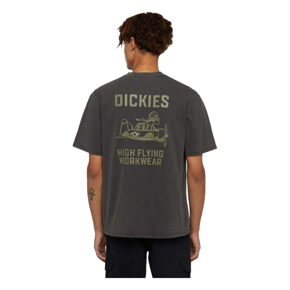 Dickies Vliegende werkkleding T-shirt Black Heren