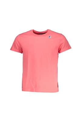 t-shirt-rose-en-coton-avec-logo-imprime