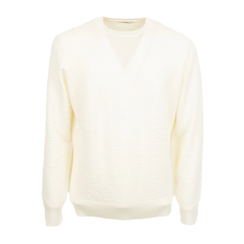 Kangra Stijlvolle Gebreide Top White Heren