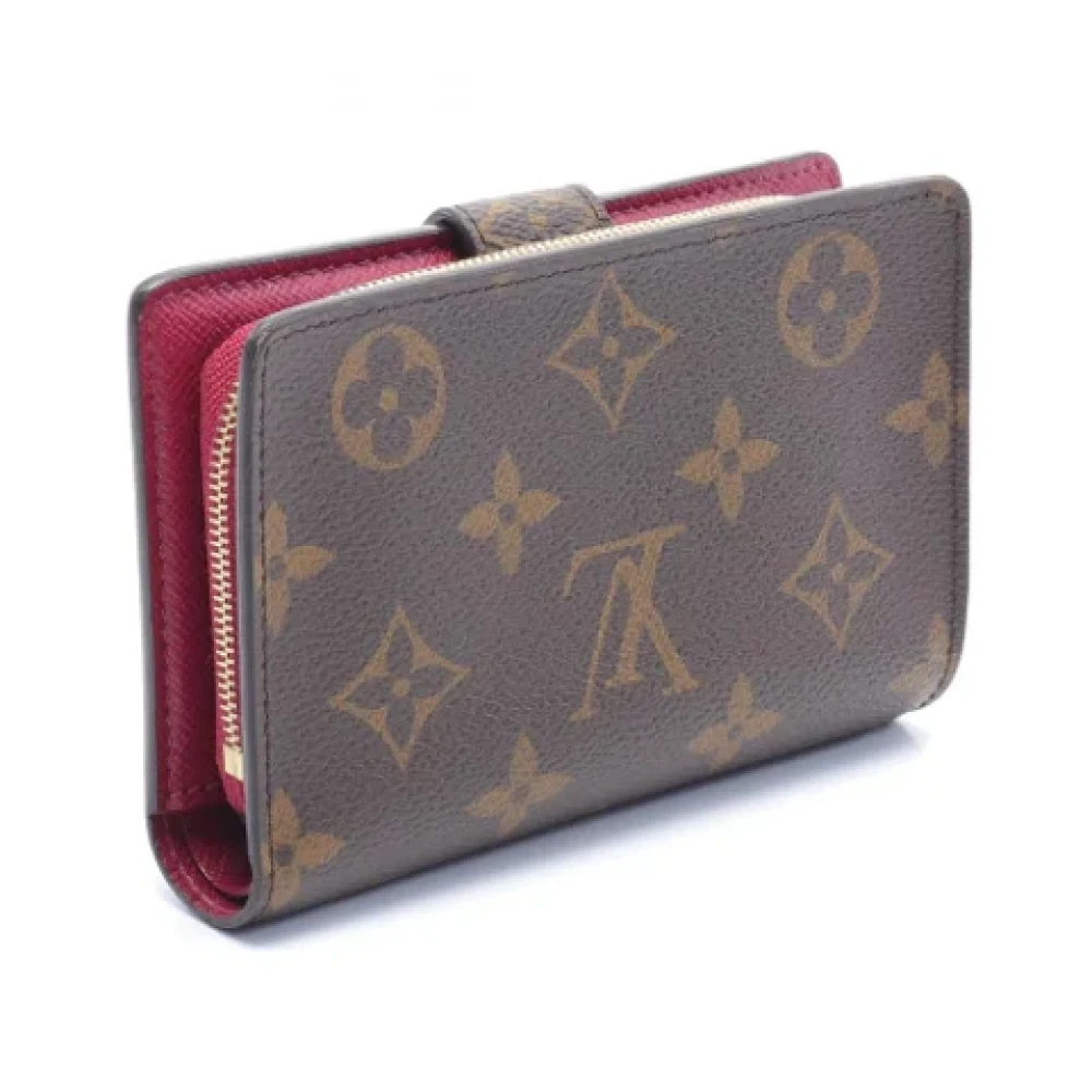 Louis Vuitton Vintage Pre-owned Plastic wallets Brown Dames