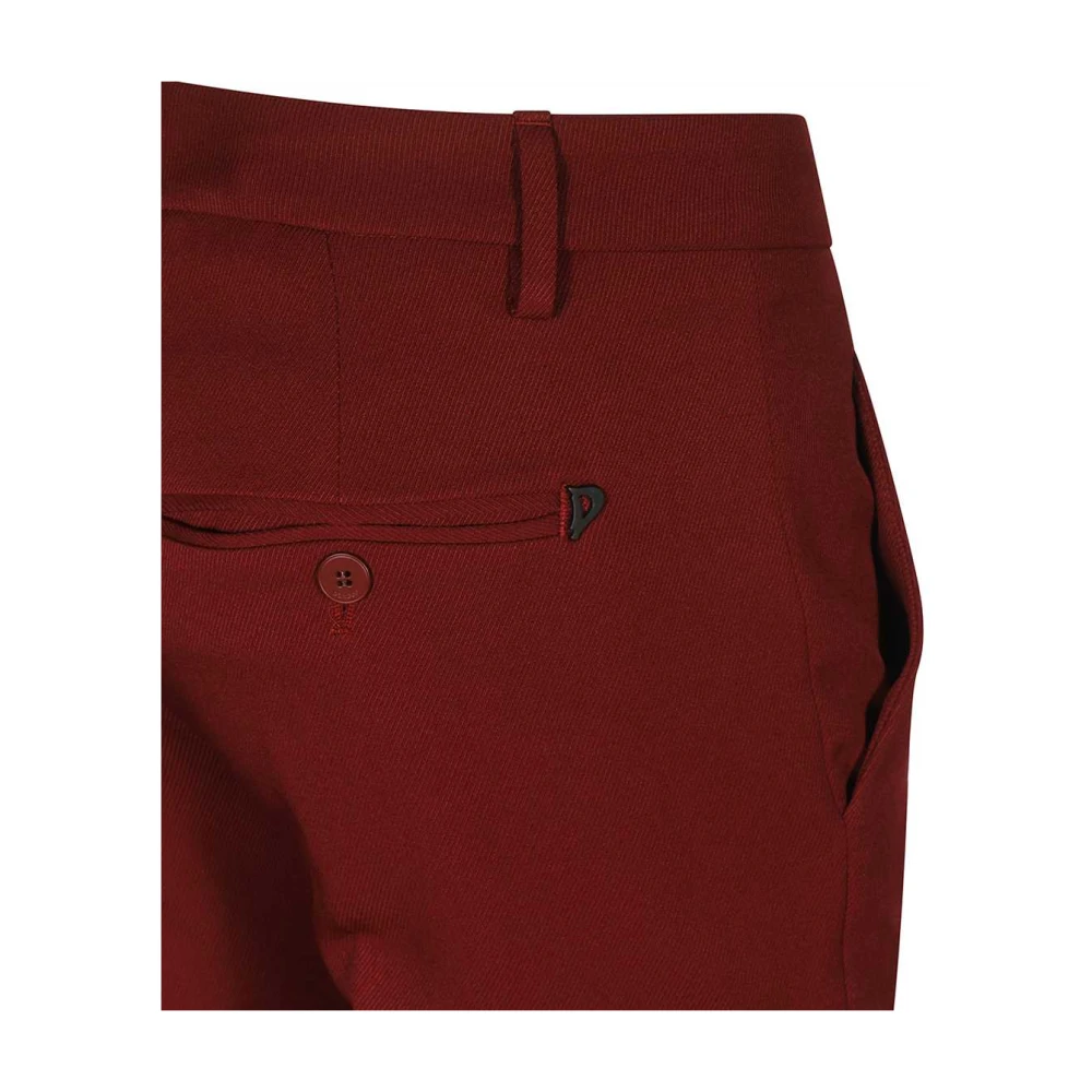 Dondup Elastische stoffen broek Red Dames