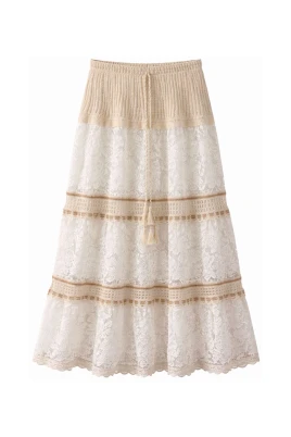 Fay Skirt Broderi Mix