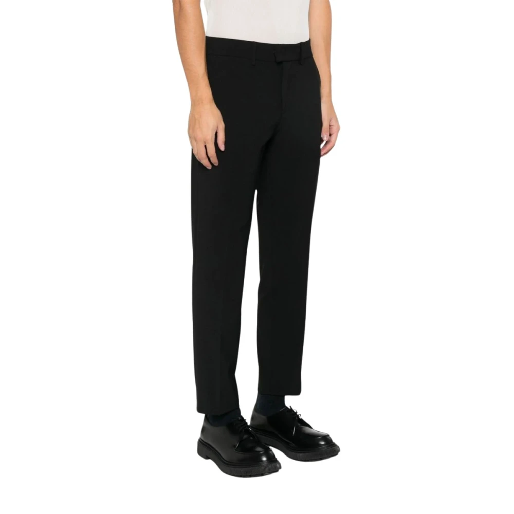 Dondup Men's Black Suit Trousers, W32, Slim-Fit Trousers