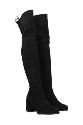 black-suede-self-tie-casual-boots