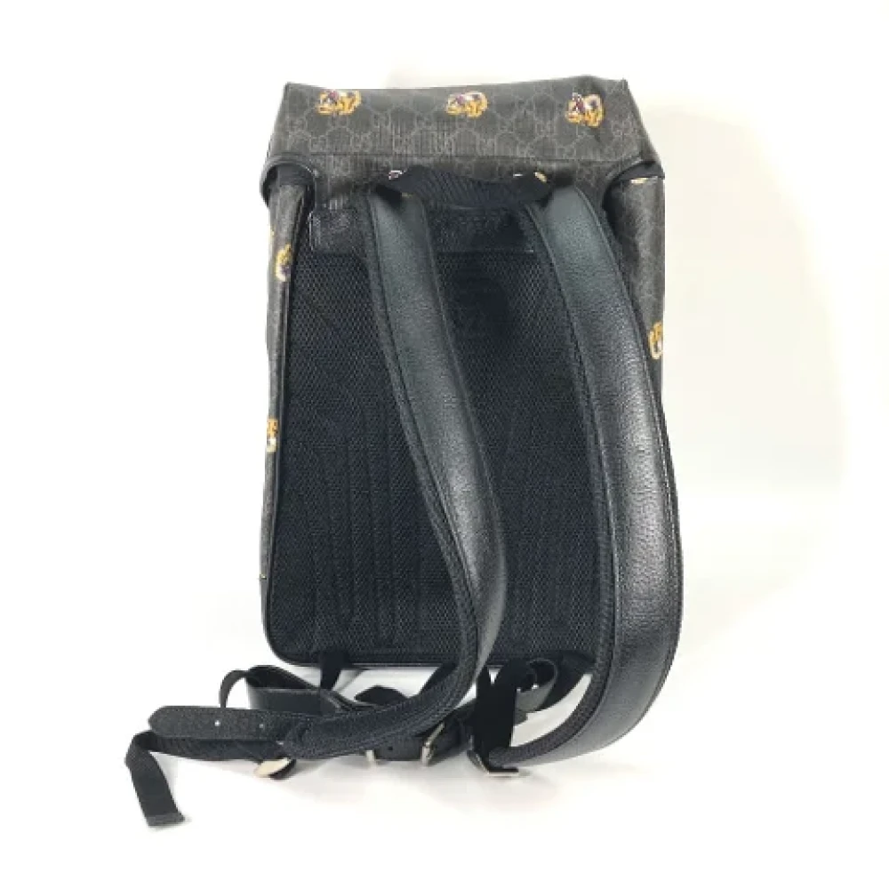 Gucci Vintage Pre-owned Canvas gucci-bags Black Heren