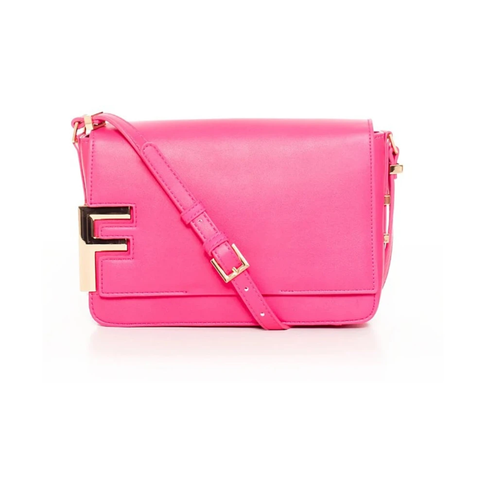 Fracomina Women's Pink Cross Body Bags, One Size, Purple Shoulder Bag With Adjustable Strap