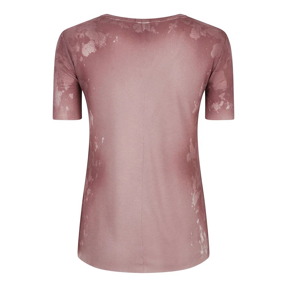 Avant Toi Zijde Blend Bordeaux T-shirts en Polo's Red Dames