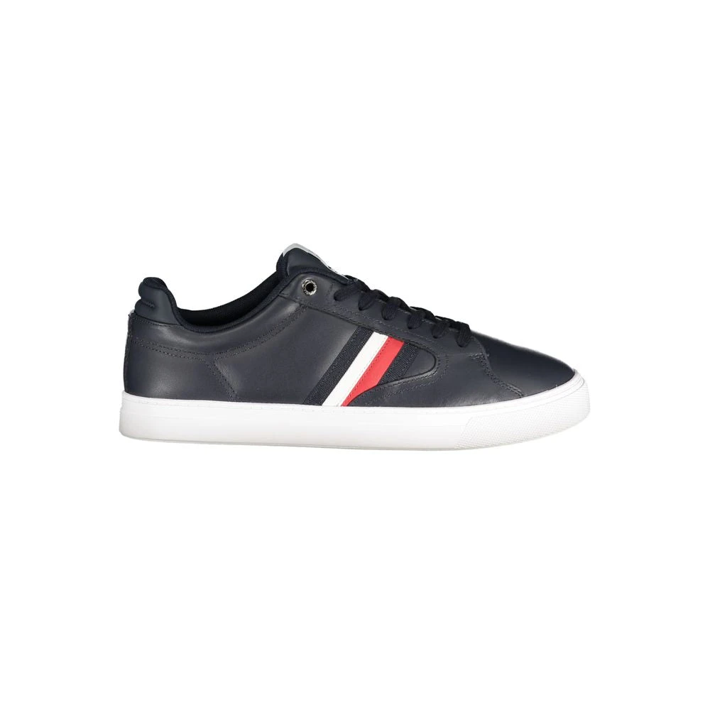 Tommy Hilfiger Men's Blue Sneakers, 6 Uk, Leather Sneaker