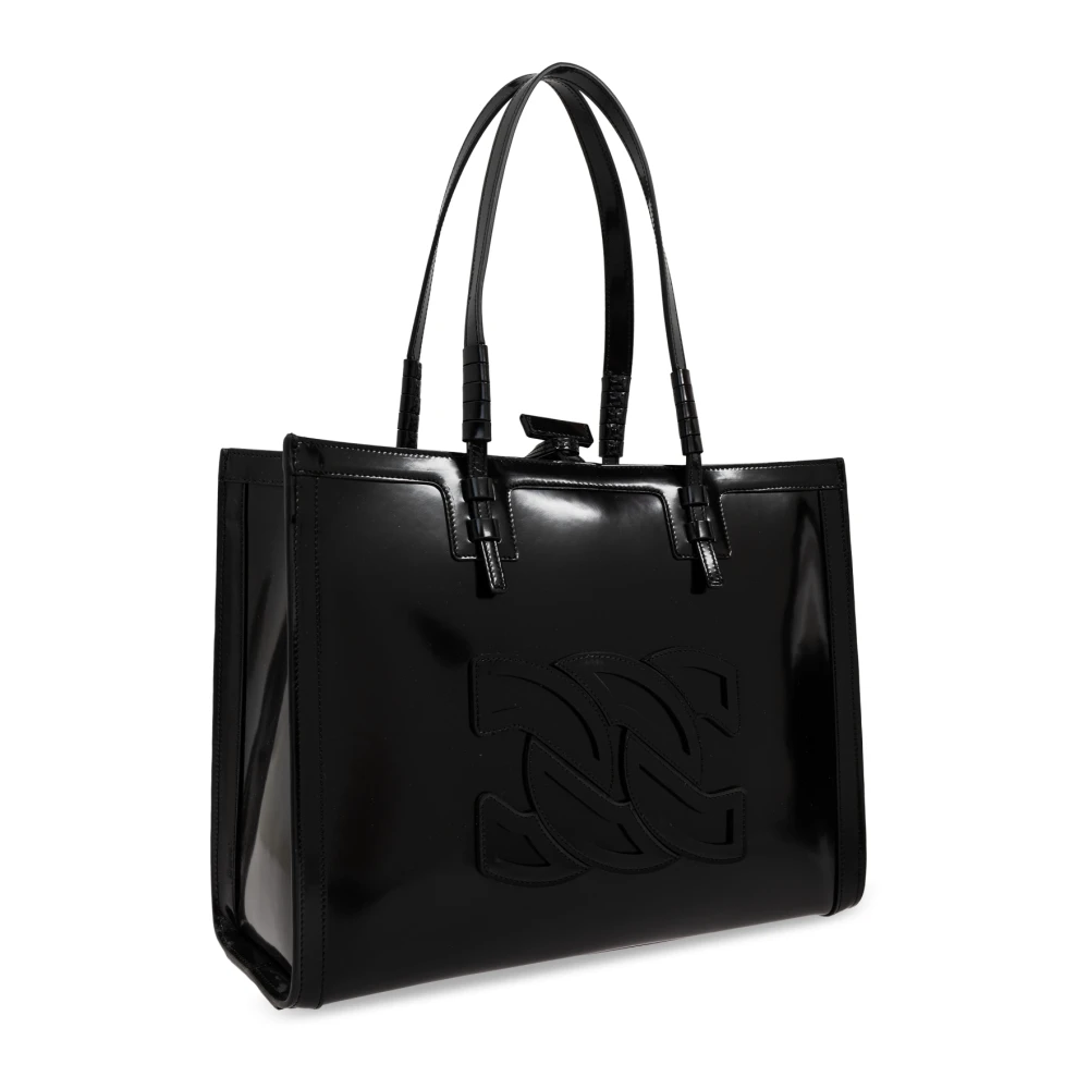 Casadei Beaurivage shopper tas Black Dames