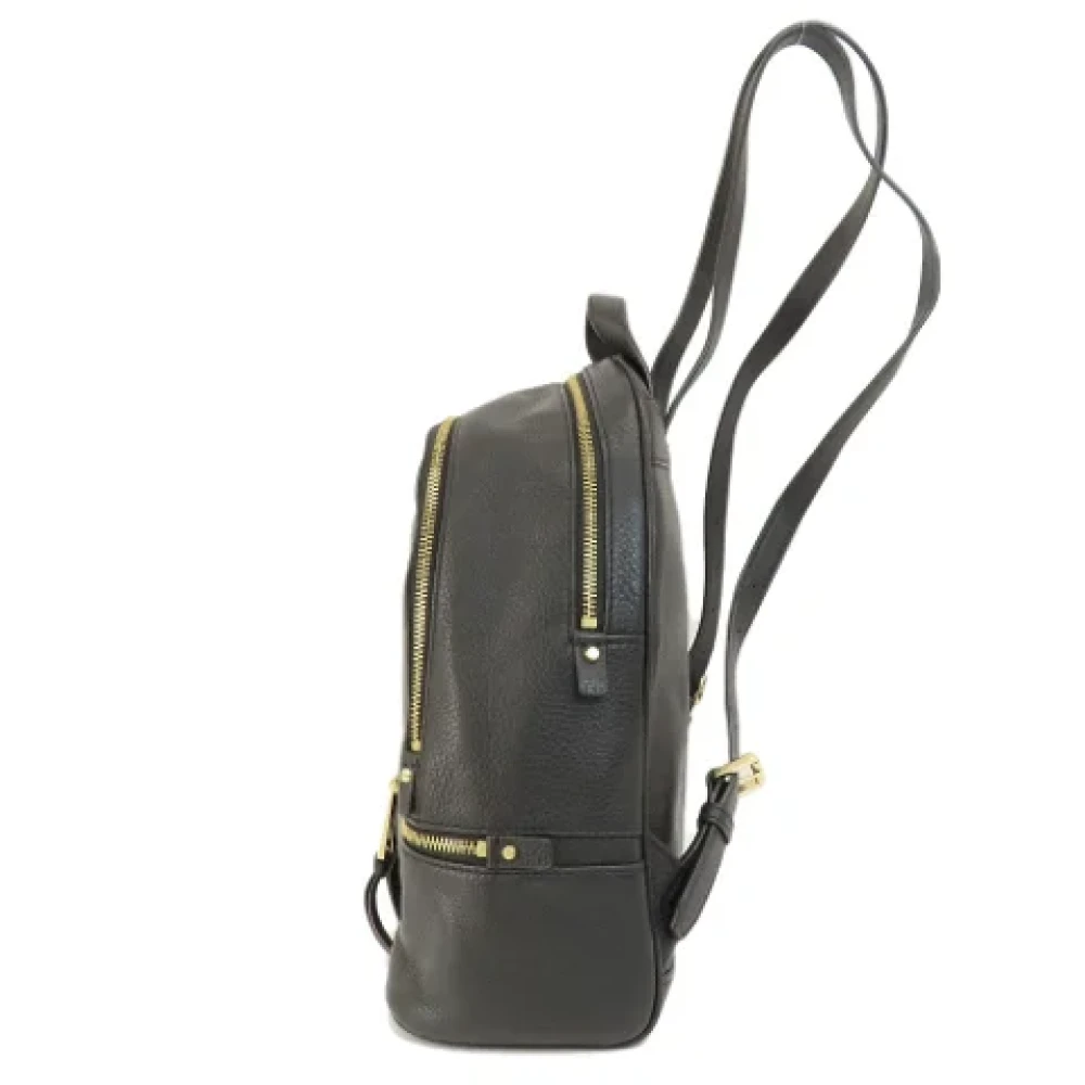 Michael Kors Pre-owned Leather backpacks Black Dames