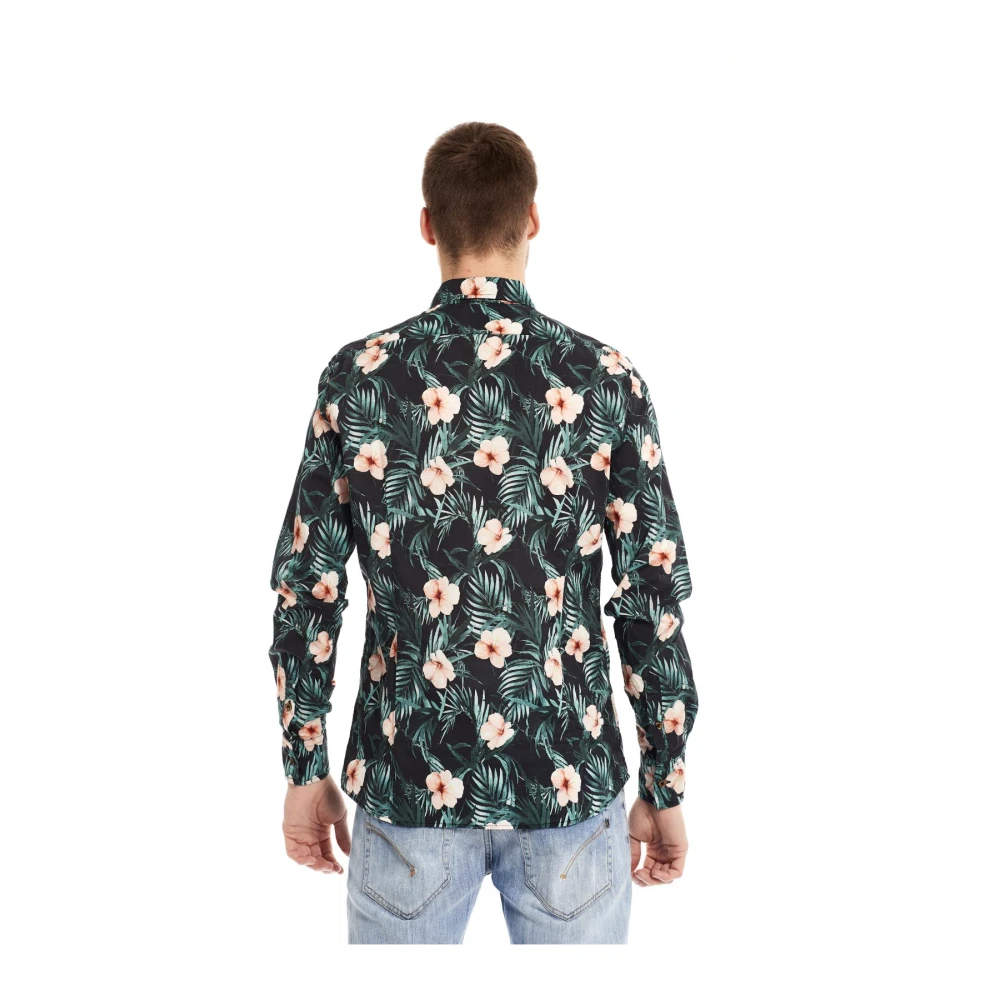 BOB Hawaii Overhemd Green Heren