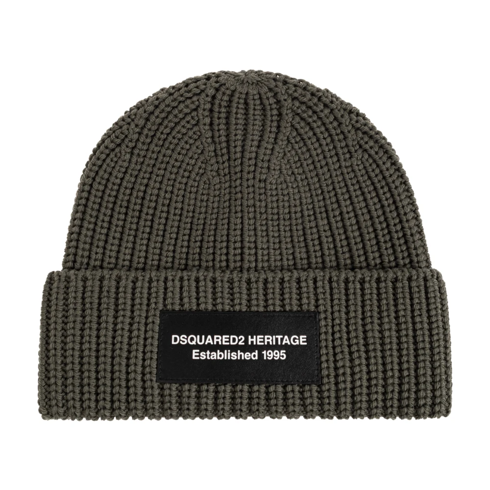 Dsquared2 Herr Grön Accessoarer One Size, Beanies