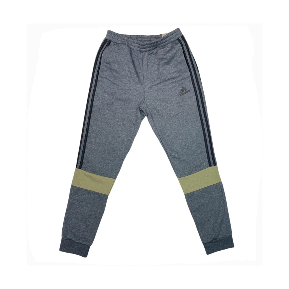 Adidas Colorblock Fleece Essentials Sweatpants Gray Heren