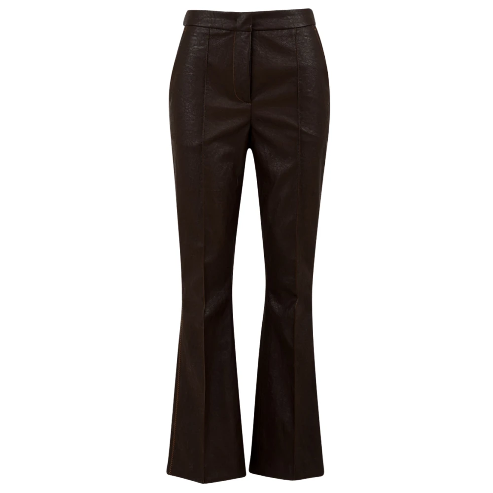 Beatrice .B Women's Black Eco-Leather Trousers Model 22Fa1716