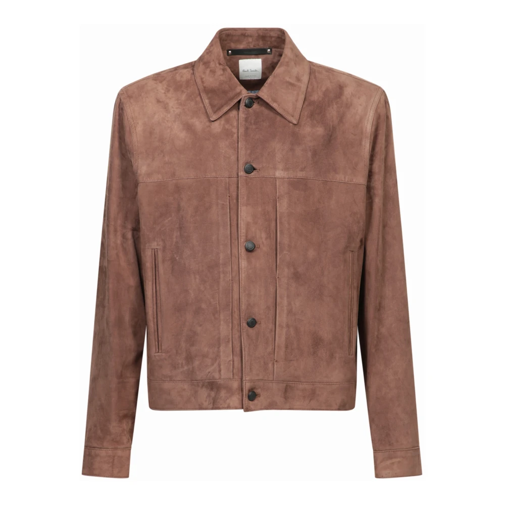 Jackets > Leather Jackets - - Paul Smith - Modalova
