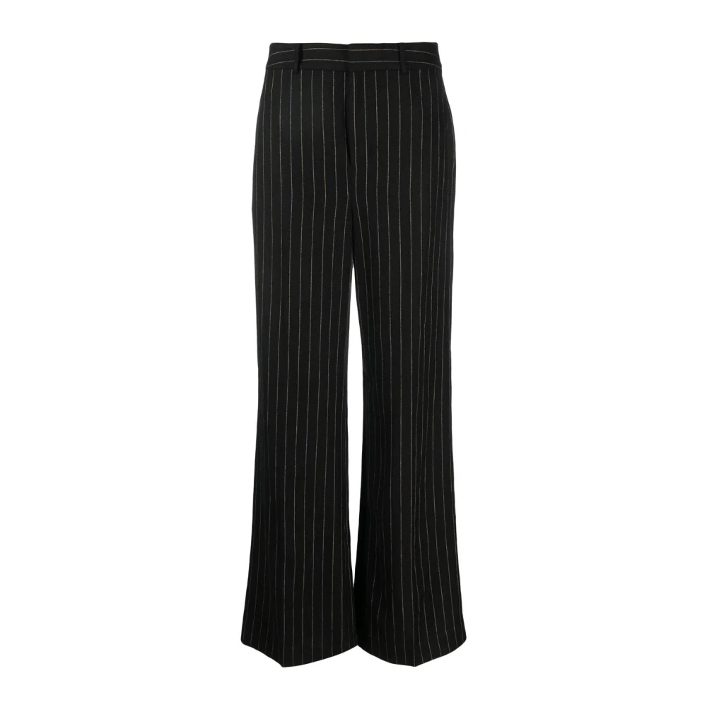 Ralph Lauren Kaitlen enkel geplooide broek Black Dames