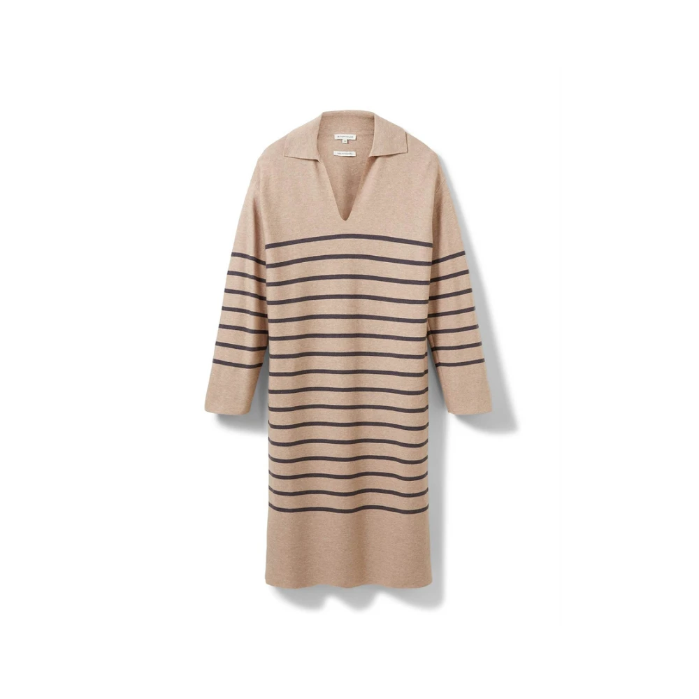 Tom Tailor Gebreide Jurken Beige Dames