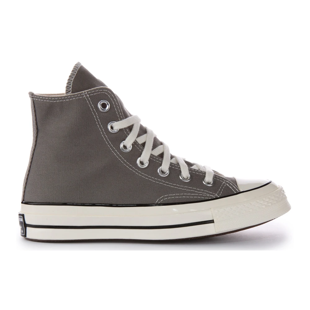 Converse Men's Gray Canvas Hi Top Trainers In Grey - Sneakers - 11 Uk - Shoes