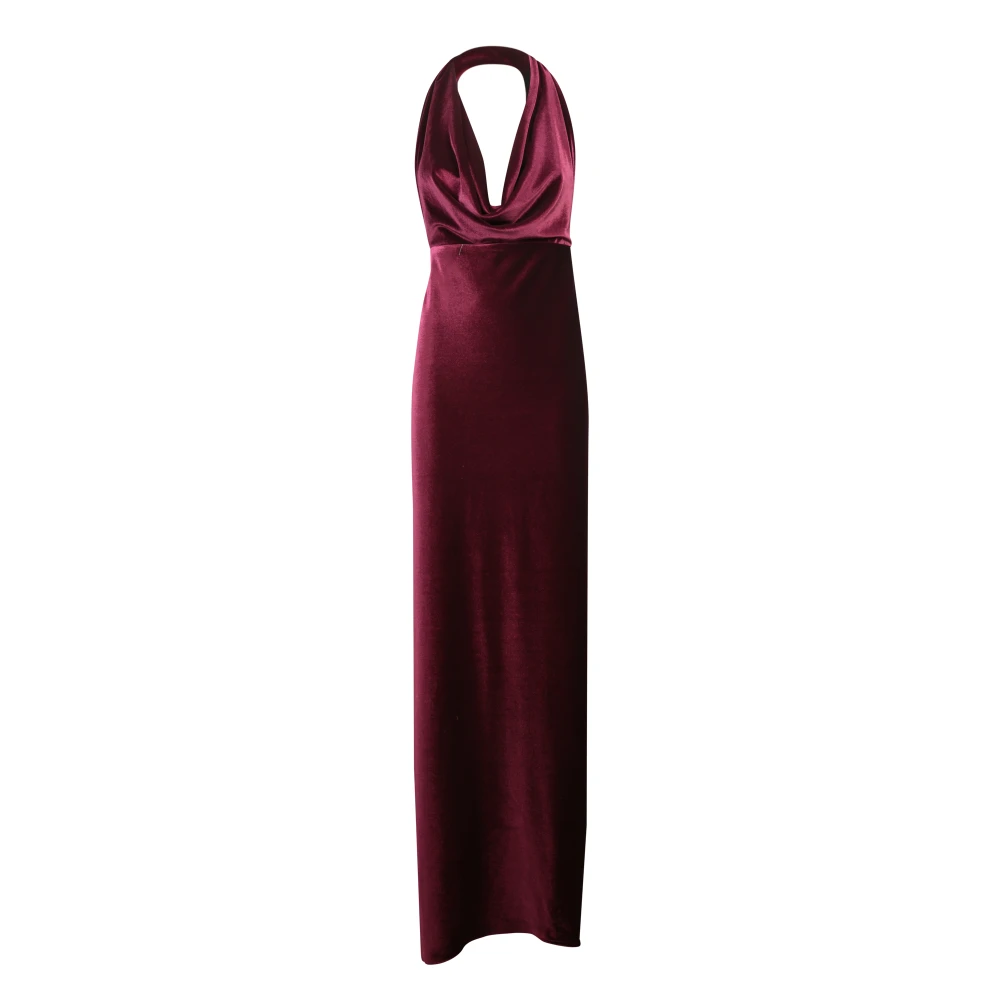 Blanca Vita Bordeaux Wikkeljurk Aw24 Brown Dames