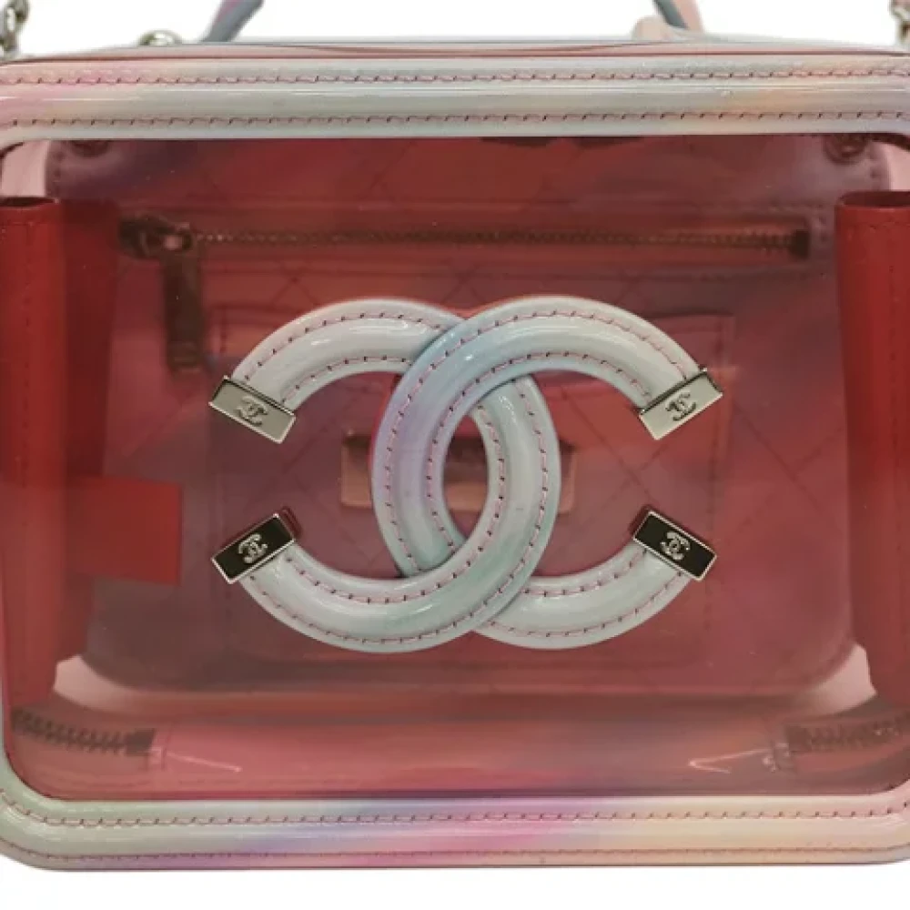 Chanel Vintage Pre-owned Fabric chanel-bags Red Dames